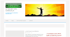 Desktop Screenshot of le-secret-des-chanceux.com